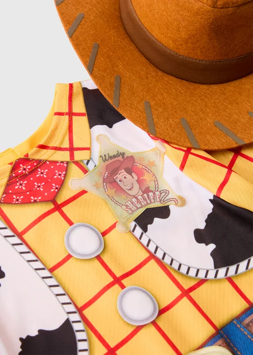 Disney Toy Story Boys Brown Woody Costume (3-9yrs) - 3 Yrs Image 2