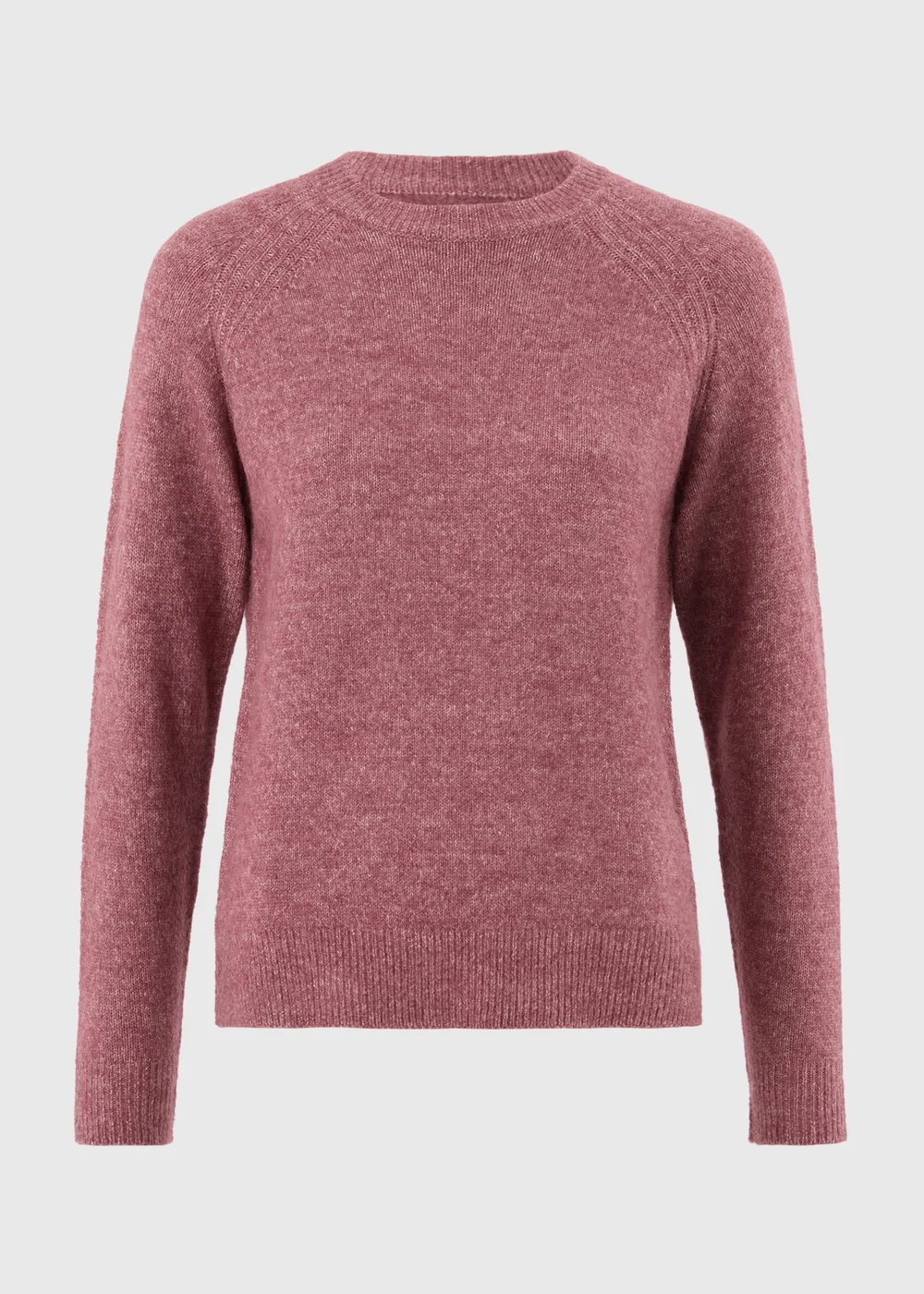 Pink Soft Touch Crew Neck Jumper - XS Image 2