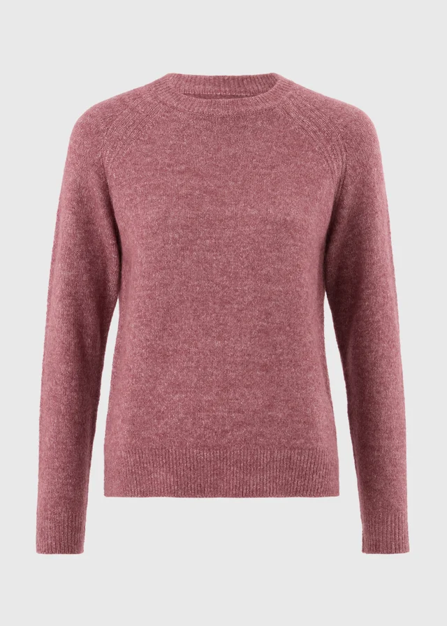 Pink Soft Touch Crew Neck Jumper