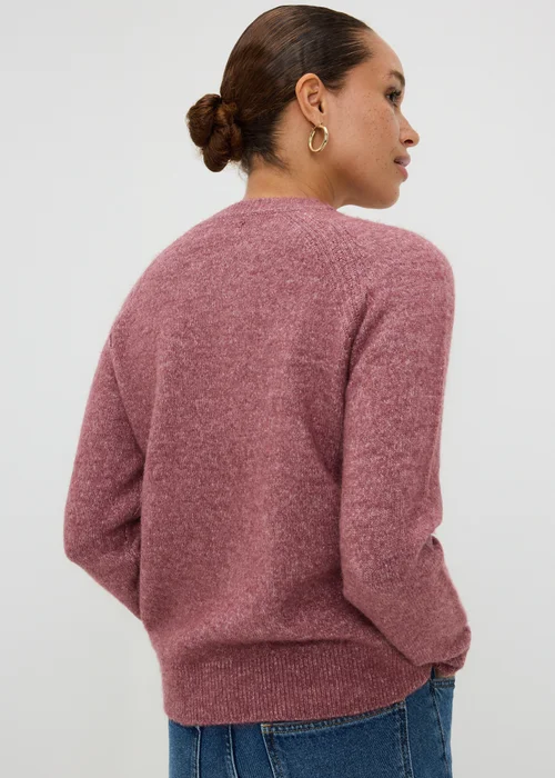 Pink Soft Touch Crew Neck Jumper - XS Image 2