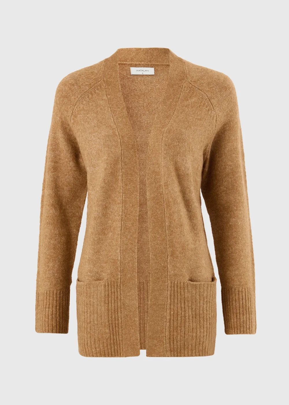Camel Soft Touch Longline Cardigan - XS Image 1