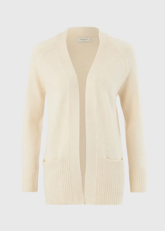 Cream Long Sleeve Cardigan