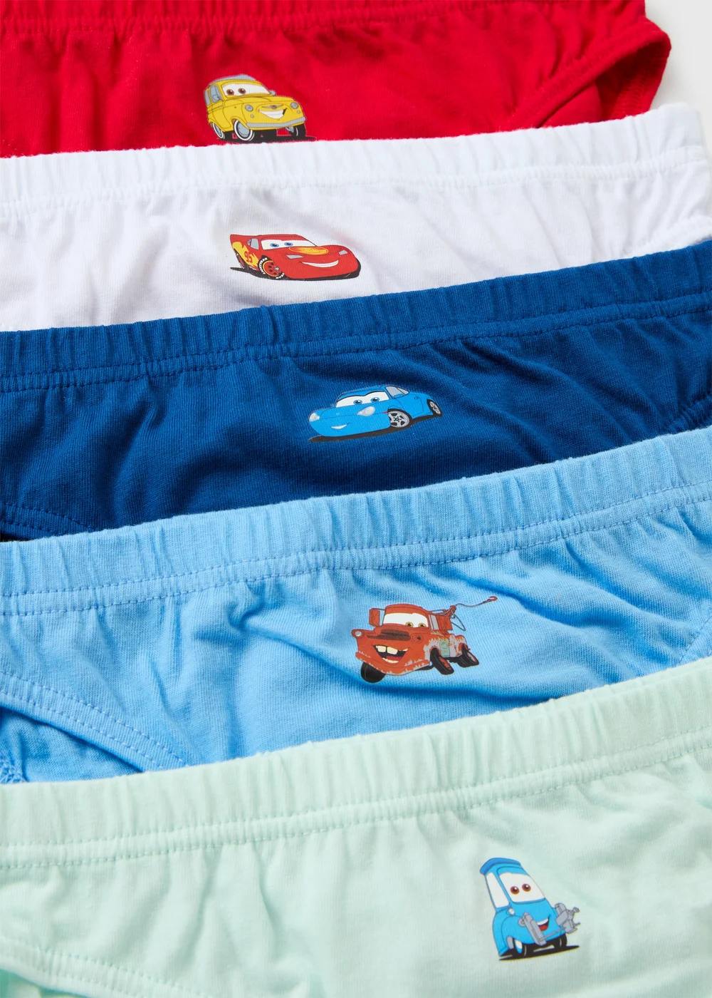 Disney Cars 5 Pack Boys Multicolour Briefs (1-7yrs) - 1.5-2 Yrs Image 2