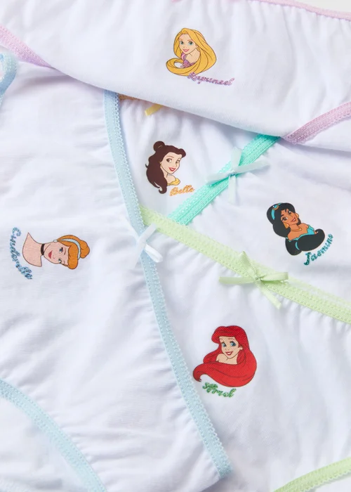Disney Princess 5 Pack White Knickers (1-7yrs) - 1.5-2 Yrs Image 2