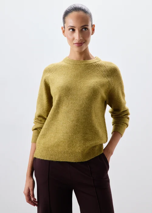 Olive Green Knitted Jumper - XS Image 4