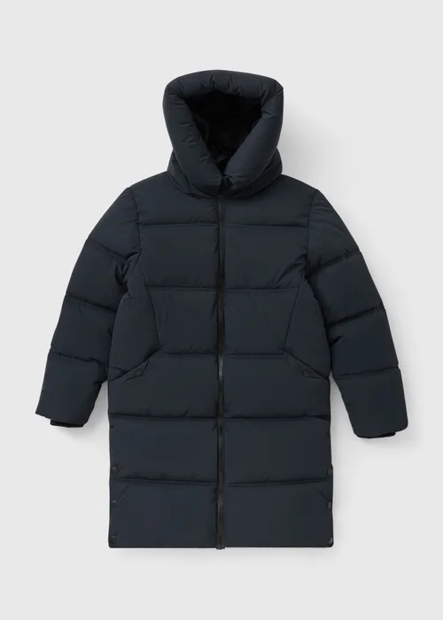 Girls Charcoal Padded Longline Coat (4-15yrs) - 4 Yrs Image 1