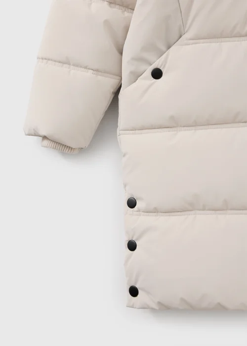 Girls Cream Padded Jacket (4-15yrs) - 4 Yrs Image 2