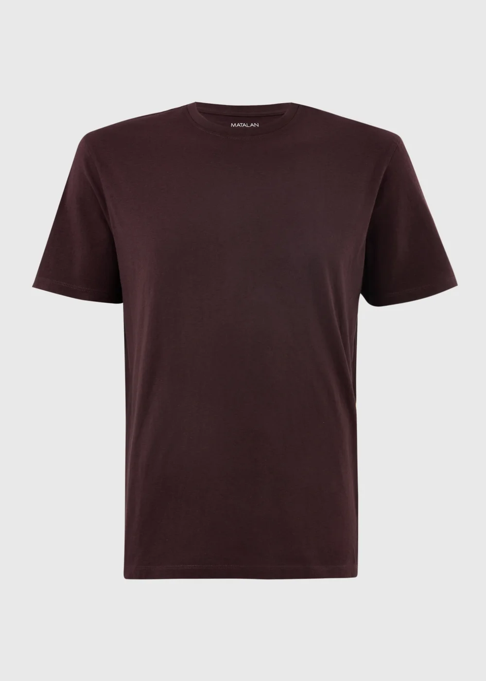 Burgundy Essential Crew Neck T-Shirt - XS Image 4
