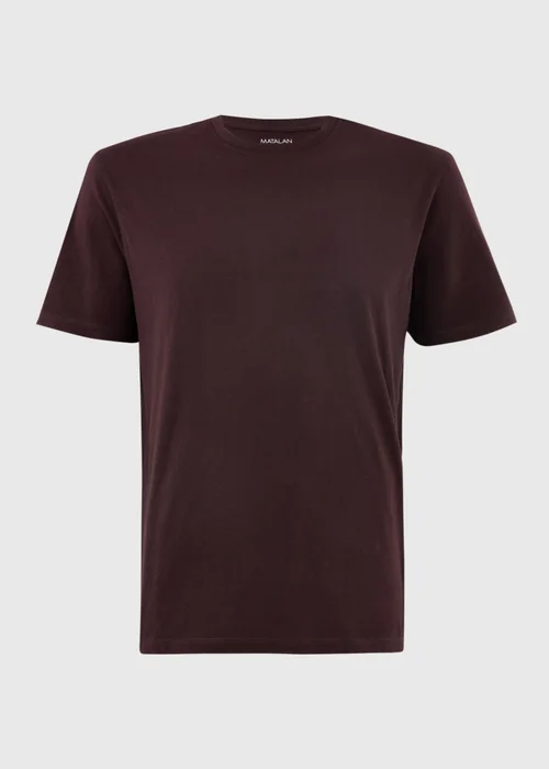 Burgundy Essential Crew Neck T-Shirt - XS Image 4