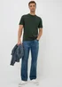 Pine Green Essential Crew Neck T-Shirt - XS Image 2