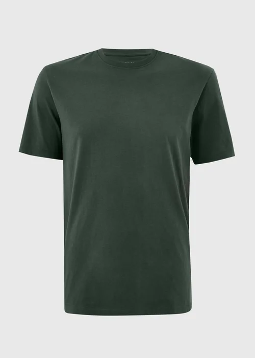 Pine Green Essential Crew Neck T-Shirt - XS Image 4