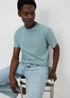 Slate Essential Crew Neck T-Shirt - M Image 1