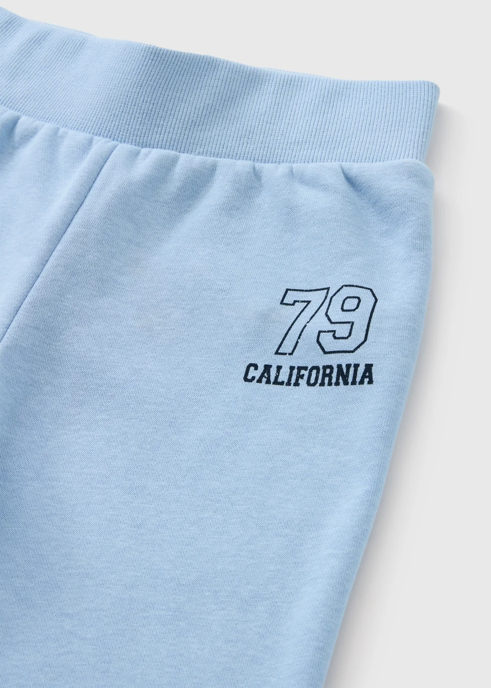 Girls Blue Wide Leg Jogging Bottoms (7-15 Yrs) - 7 Yrs Image 2