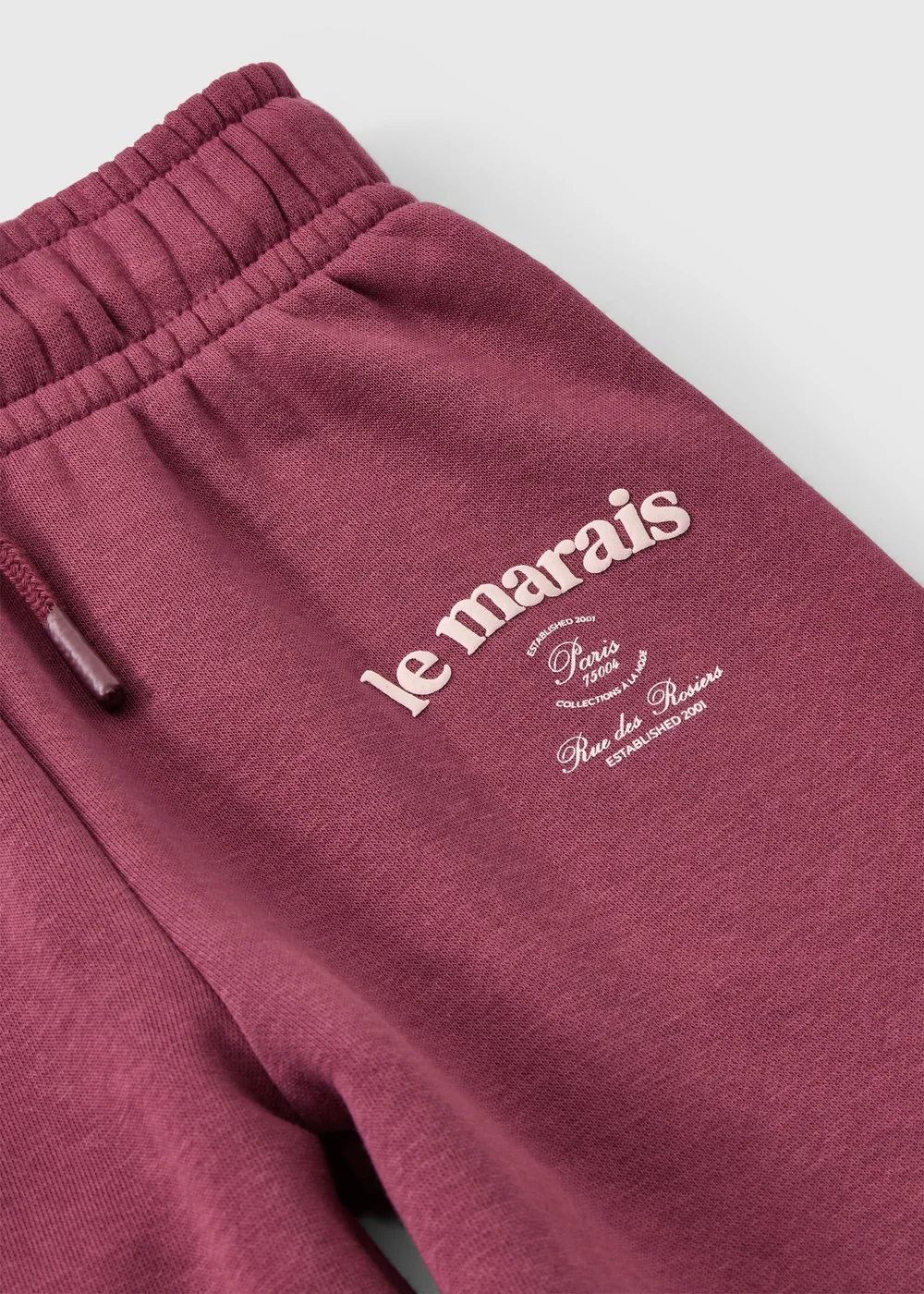 Girls Burgundy Wide Leg Co Ord Jogging Bottoms (7-15yrs) - 11 Yrs Image 2
