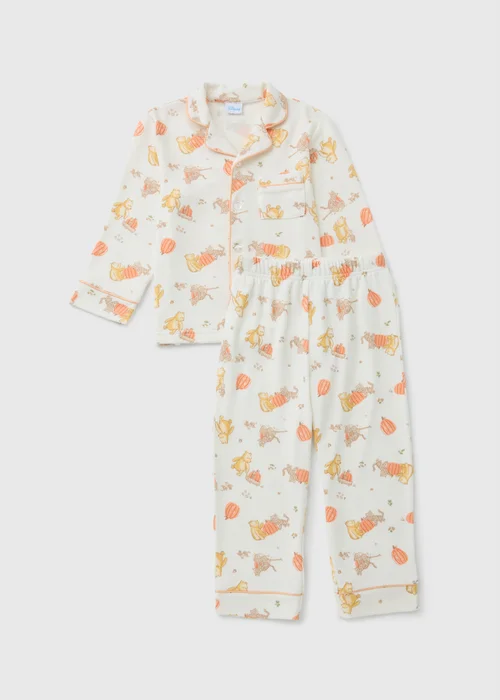 Disney Winnie The Pooh Pumpkin Pyjama Set (1-7yrs) - 1-1.5 Yrs Image 1