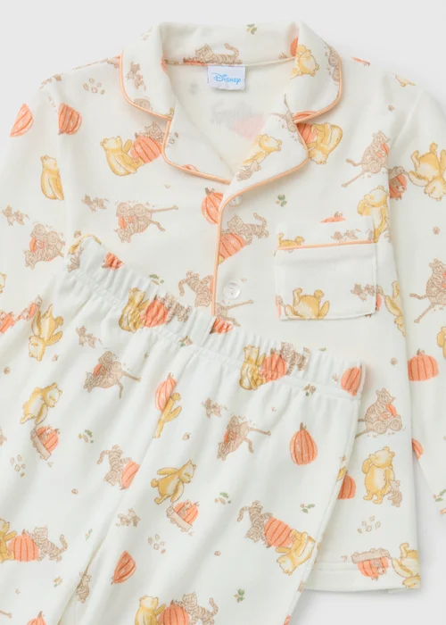 Disney Winnie The Pooh Pumpkin Pyjama Set (1-7yrs) - 1-1.5 Yrs Image 2