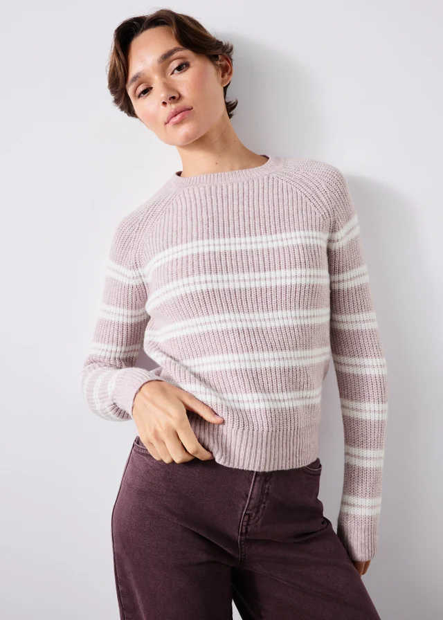 Pink Striped Jumper