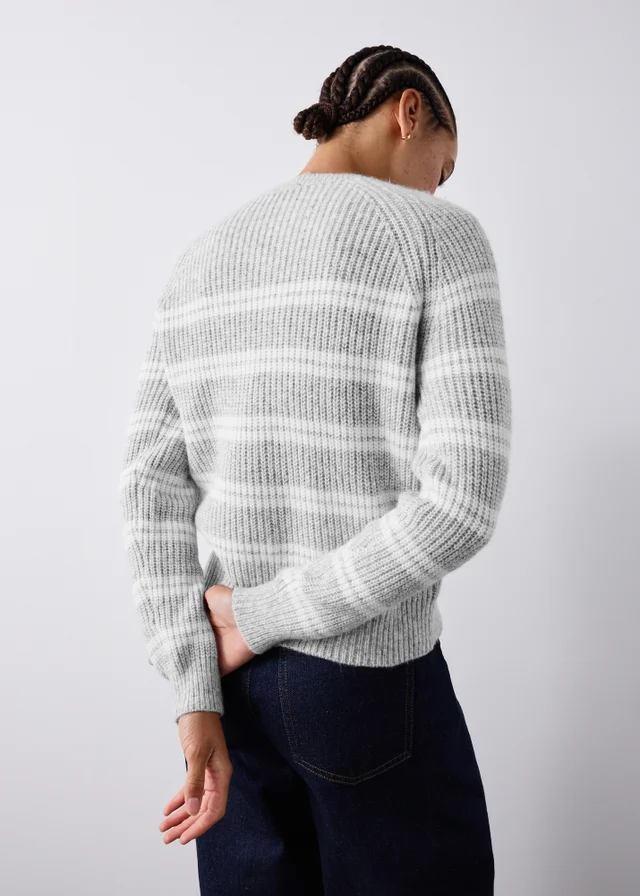 Grey Striped Jumper