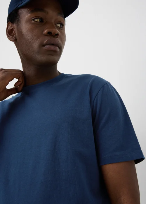 Navy Essentials Crew Neck T-Shirt - XS Image 3