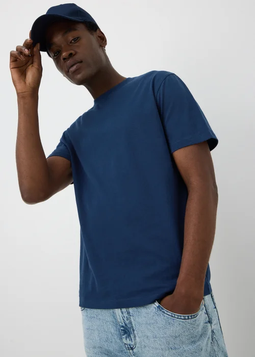 Navy Essentials Crew Neck T-Shirt - XS Image 1