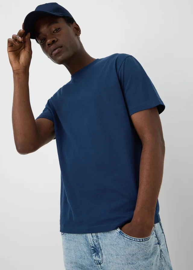 Navy Essentials Crew Neck T-Shirt
