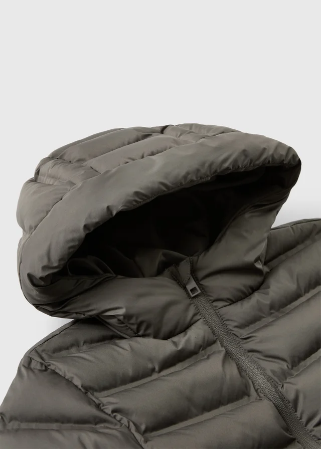Boys Khaki Padded Showerproof Coat (7-15yrs)