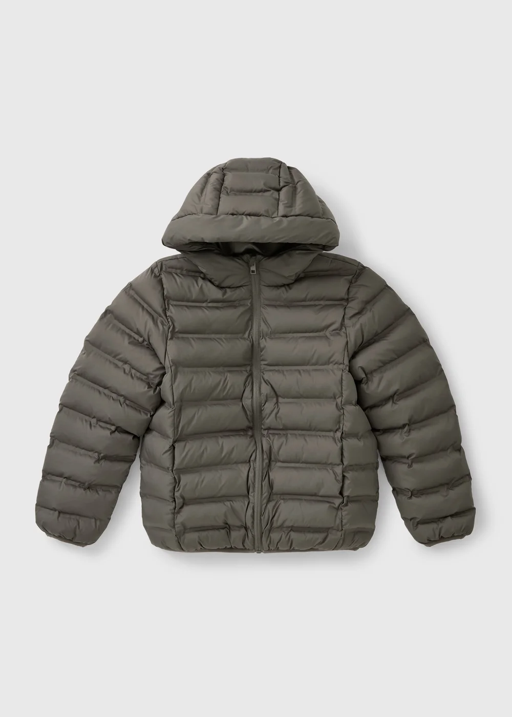 Boys Khaki Padded Showerproof Coat (7-15yrs) - 7 Yrs Image 1