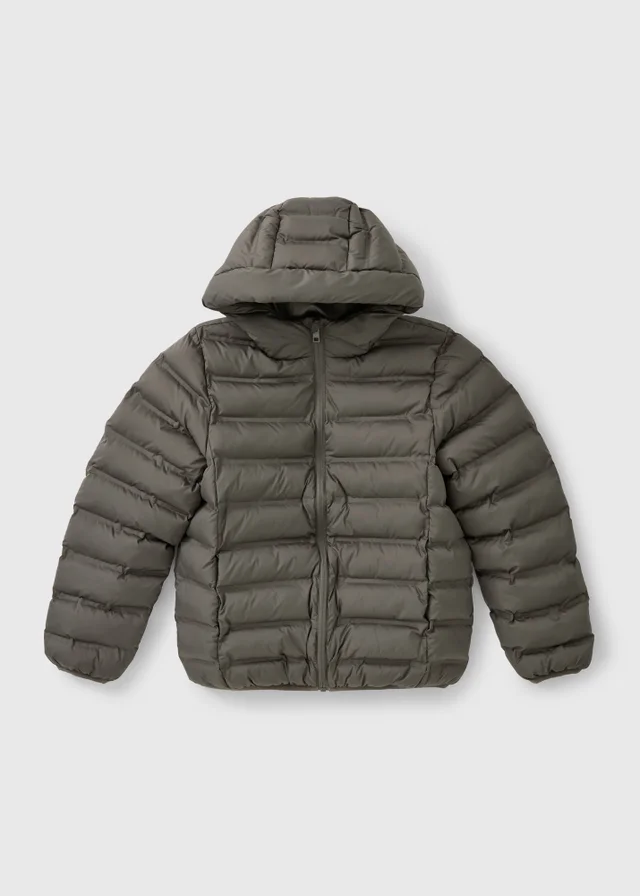 Boys Khaki Padded Showerproof Coat (7-15yrs)