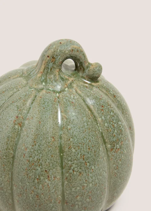 Green Reactive Pumpkin Ornament Image 2