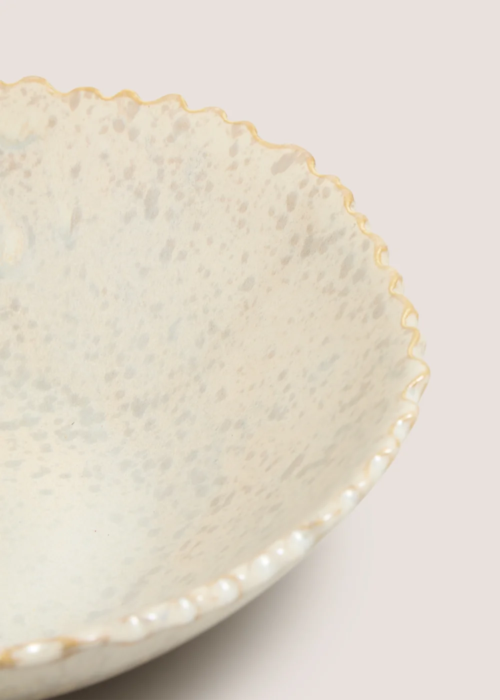 Cream Large Decorative Bowl Image 2