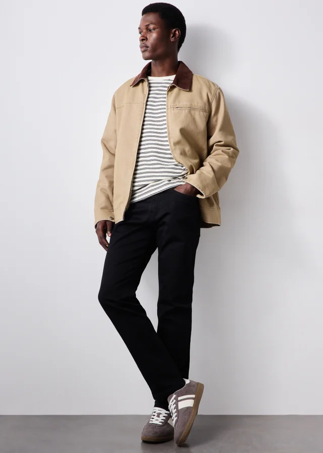 Black Comfort Slim Fit Jeans