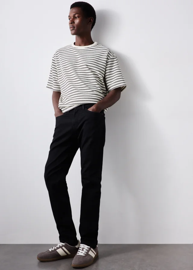 Black Comfort Slim Fit Jeans
