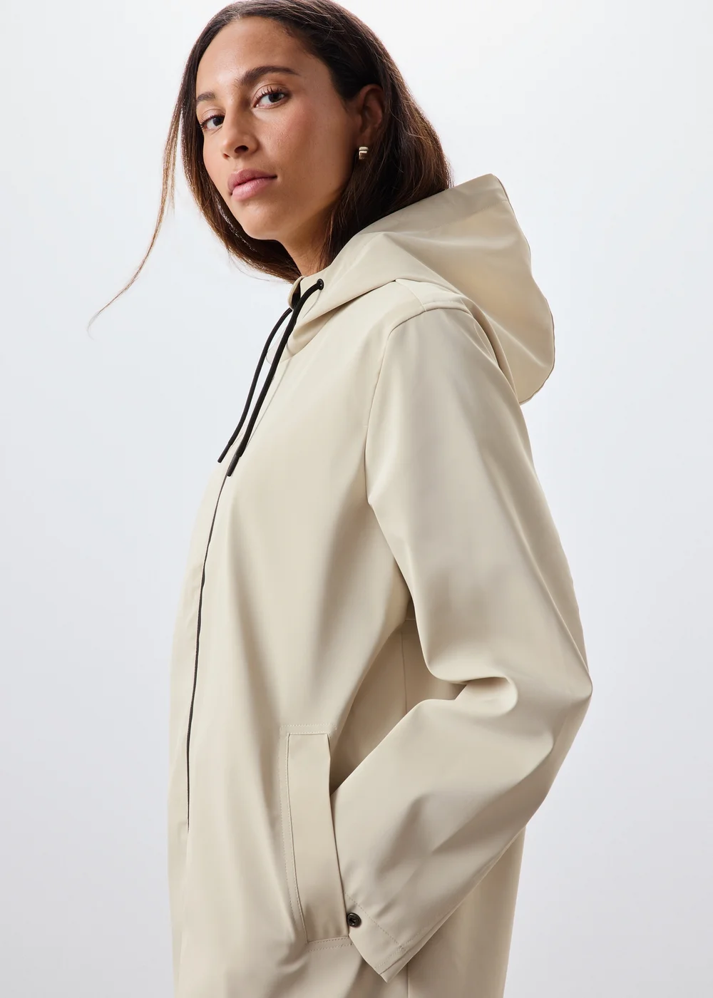 Stone Rubberised Rain Coat - 26 Image 3