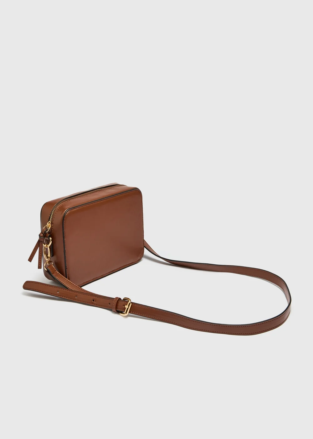 Brown Panel Camera Bag - One Size Image 2