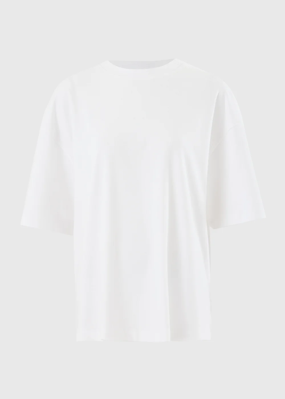 White Boxy T-Shirt - S Image 2