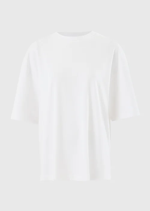 White Boxy T-Shirt - S Image 2