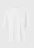 White Boxy T-Shirt - S Image 2