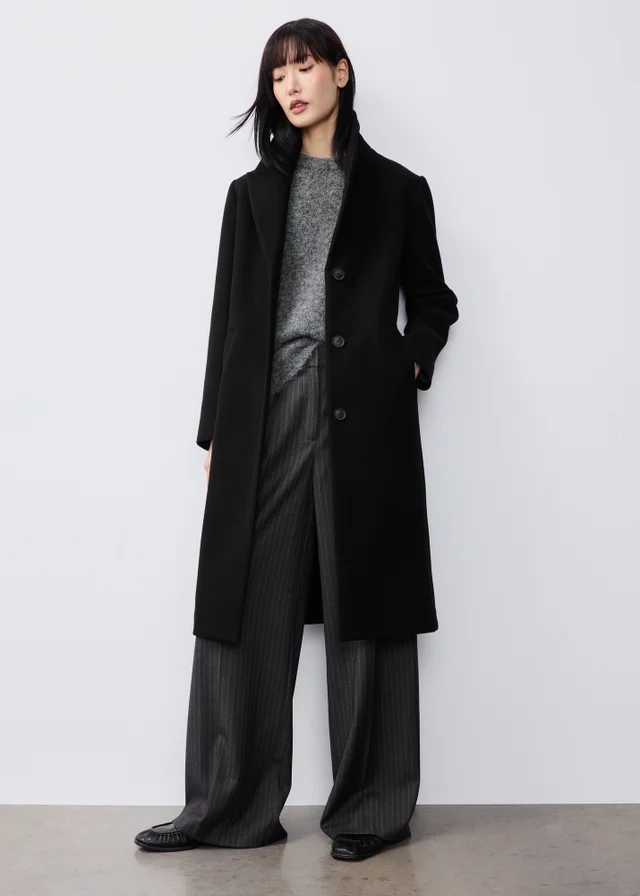 Black Tailored Coat
