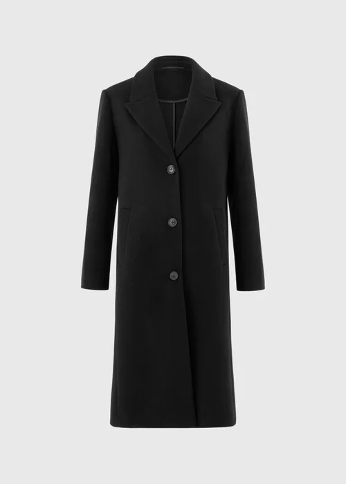 Black Tailored Coat - 8 Image 5