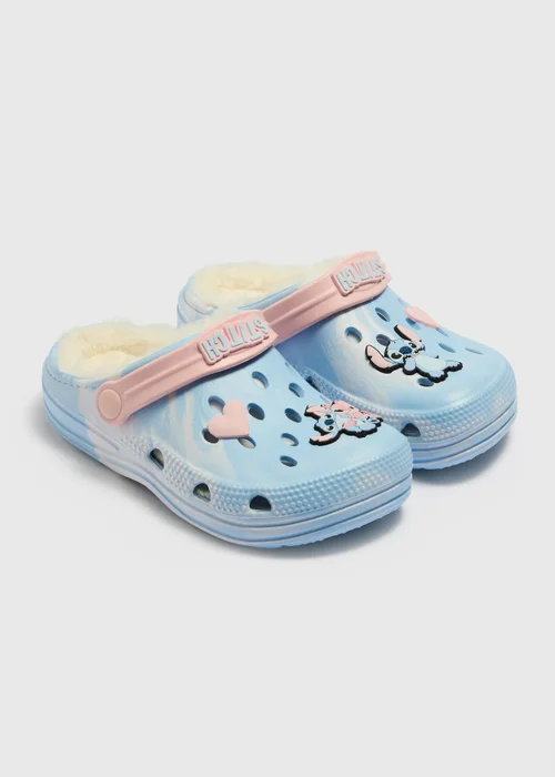 Disney Kids Blue Stitch Clogs (Younger 6-Older 13) - 6-7 Infants Image 1