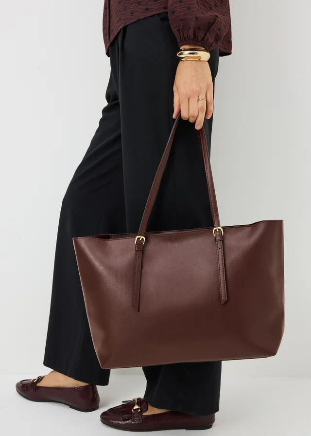 Burgundy Tote Bag