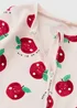 Baby Red Apple Zip Up Sleepsuit (0-23mths) - First Size Image 2