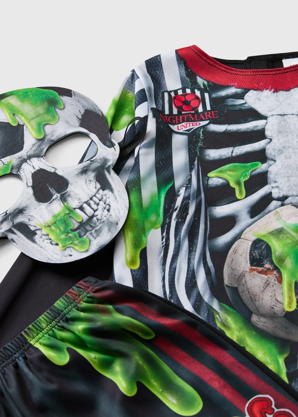 Boys Green Zombie Footballer Costume (4-13yrs) - 4-5 Yrs Image 2