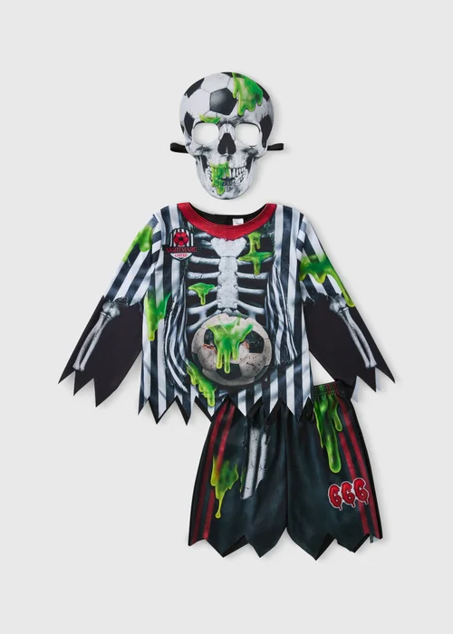 Boys Green Zombie Footballer Costume (4-13yrs) - 4-5 Yrs Image 1