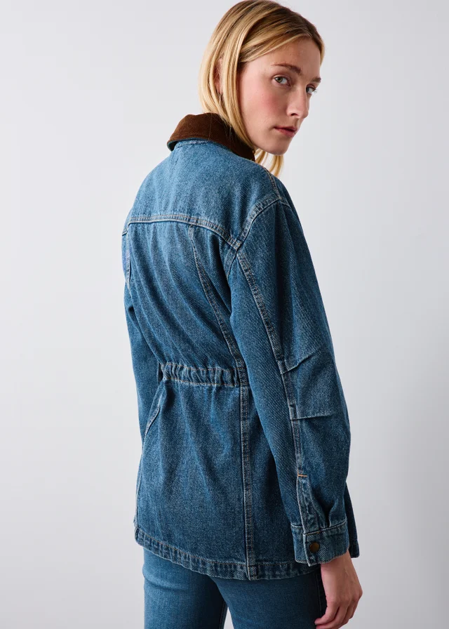 Denim Mid Wash Barn Jacket