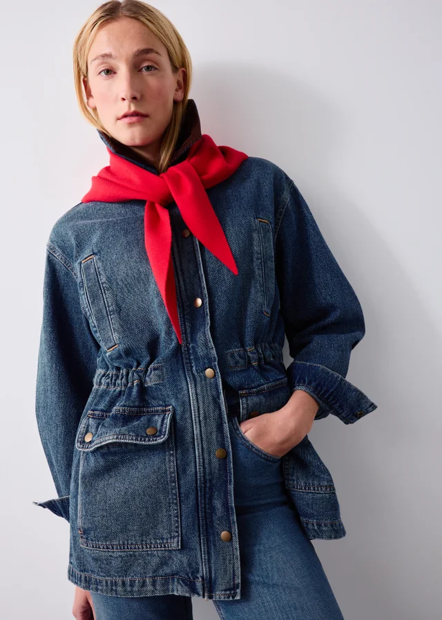Denim Mid Wash Barn Jacket