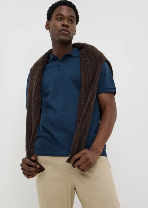 Navy Essential Polo Shirt - XS Image 1