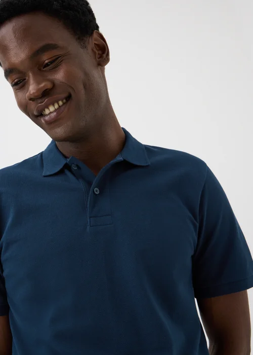 Navy Essential Polo Shirt - XS Image 3