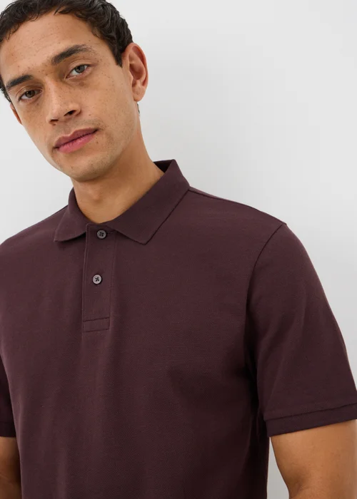 Burgundy Polo Shirt - XS Image 3
