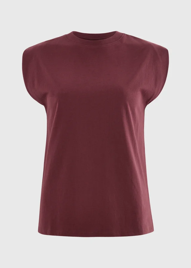 Berry Shoulder Tuck T-Shirt